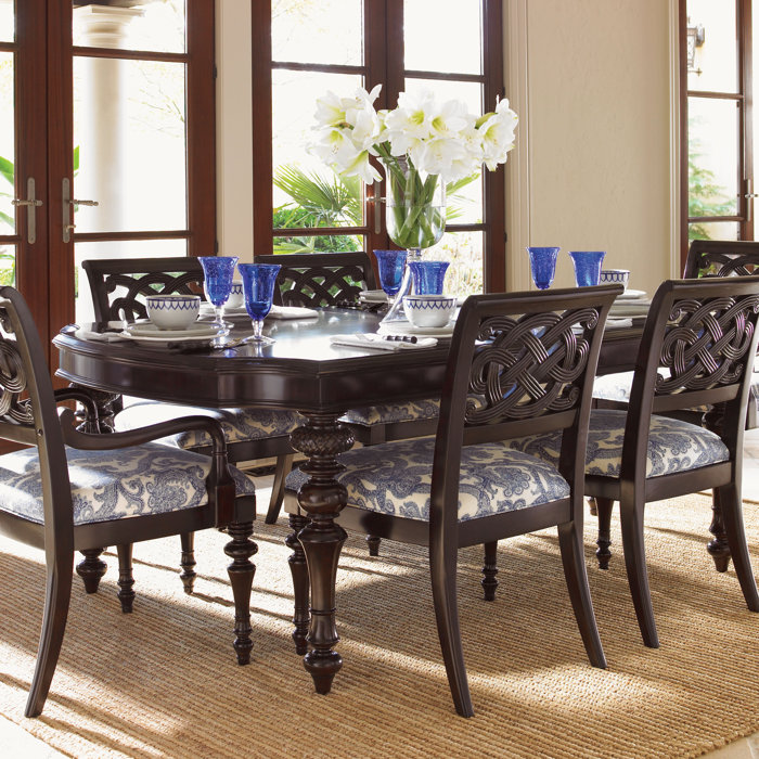 Tommy Bahama Home Royal Kahala Islands Edge Dining Table | Wayfair
